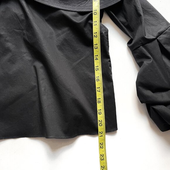 Johanna Ortiz Lutari Top Fall 2017 One Shoulder Black Size 2 NEW NWT - Picture 13 of 16